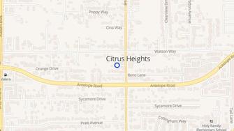 Map for Mariposa Oaks Apartments - Citrus Heights, CA