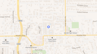 Map for Oasis Apartments - Fair Oaks, CA