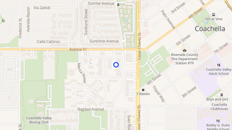 Map for Las Flores Apartments - Coachella, CA
