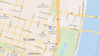 Map for Gallery 400 Luxury Apartments - Saint Louis, MO