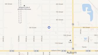 Map for Sheridan Apartments - Auburn, NE