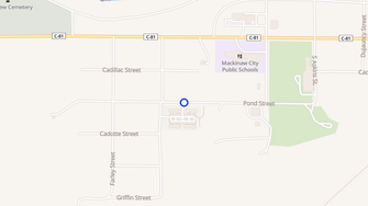 Map for Pond Street Village - Mackinaw City, MI