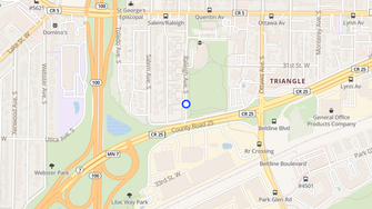 Map for Uptown West Apartments (Kleinman Realty Co.) - Saint Louis Park, MN