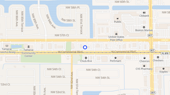 Map for InTown Suites - Tamarac, FL