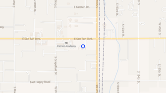 Map for Pegasus Apartments - Queen Creek, AZ