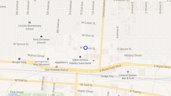 Map for Mullin Apartments - Dodge City, KS