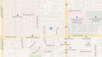 Map for Ocean Air Apartments - Huntington Beach, CA