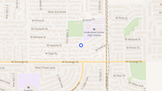 Map for Avondale Senior Village - Avondale, AZ