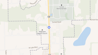 Map for Deer Creek Manor - Danville, IL