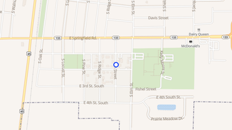 Map for Park Place Apartments - Arcola, IL