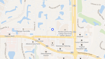 Map for Avesta Baymeadows  - Jacksonville, FL