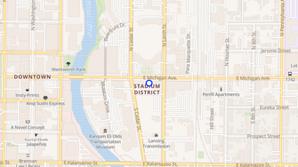 Map for Stadium District - Lansing, MI