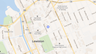 Map for Healy Terrace - Lewiston, ME