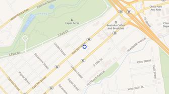 Map for Bidwell Park - Chico, CA