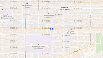 Map for Avalon Place Senior Apartments - Los Angeles, CA
