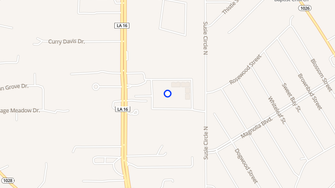 Map for The Parc @ Denham Springs - Denham Springs, LA