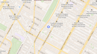 Map for St. Nicholas Park - New York, NY