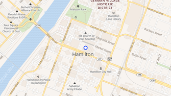 Map for Artspace Hamilton Lofts - Hamilton, OH