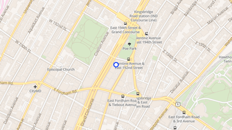 Map for 2558 Grand Concourse - Bronx, NY