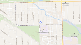 Map for Oak Lawn Blu - Oak Lawn, IL