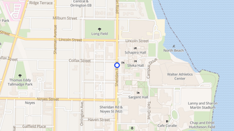 Map for Goodrich House - Evanston, IL
