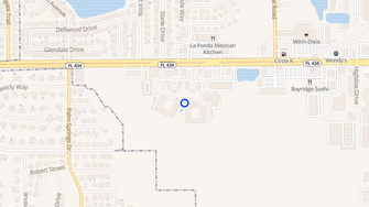 Map for Brookdale Island Lake - Longwood, FL