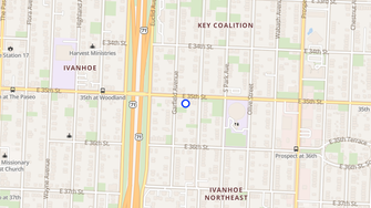 Map for 2107 E.35th St - Kansas City, MO