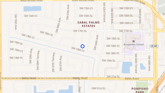 Map for 1820 SW 65 Avenue - North Lauderdale, FL