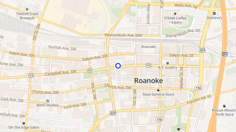 Map for The Ponce De Leon - Roanoke, VA