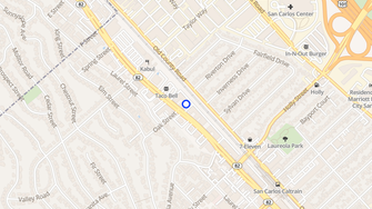 Map for Trestle Apartments - San Carlos, CA