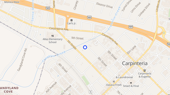 Map for Casa Romana - Carpinteria, CA