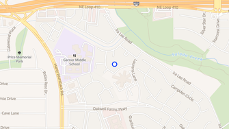 Map for Algarita Lakeside Apartments - San Antonio, TX