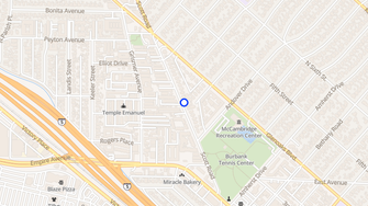 Map for Scott Road Apartments - Burbank, CA