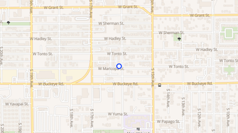 Map for The Symphony Apartments - Phoenix, AZ