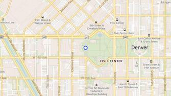 Map for Congress Park Terrace - Denver, CO