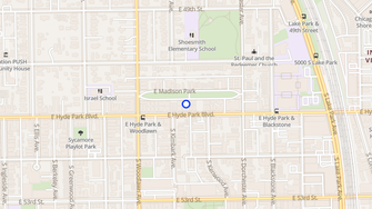 Map for 1310-16 E. Hyde Park Blvd & 1311-17 E. Madison Pk - Chicago, IL