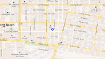 Map for 633 East 1st Street - Long Beach, CA