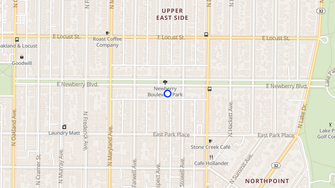 Map for Newberry Duplex - Milwaukee, WI