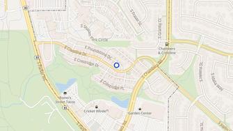 Map for 14962 East Poundstone Drive - Aurora, CO