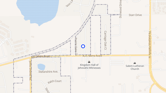 Map for 1406 Prairie Lake Blvd - Ocoee, FL