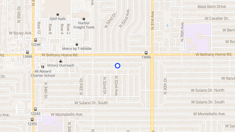 Map for 3154 W Palo Verde - Phoenix, AZ