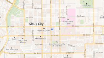 Map for BLUEBIRD FLATS - Sioux City, IA