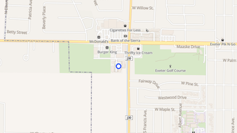 Map for Belmont Family Apartments - Exeter, CA