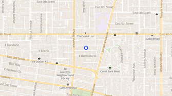 Map for 2104 E. Florida Street - Long Beach, CA