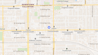 Map for Fullerton City Lights - Fullerton, CA
