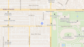 Map for Robinson Villas - Los Angeles, CA