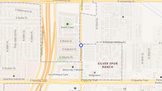 Map for Christopher Todd Communities at Ellsworth - Mesa, AZ