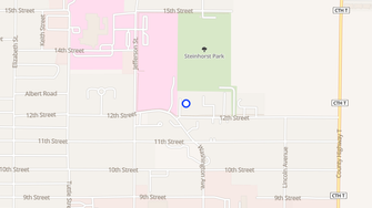 Map for Hillside Glenn Apartments - Baraboo, WI