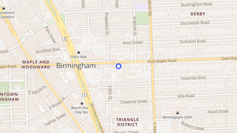 Map for All Seasons Birmingham - Birmingham, MI