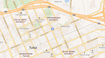 Map for Detroit Lofts - Tulsa, OK
